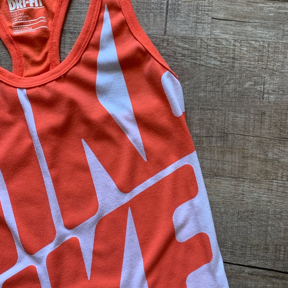 Nike Orange Razor Back Tank - Picture 4 of 8